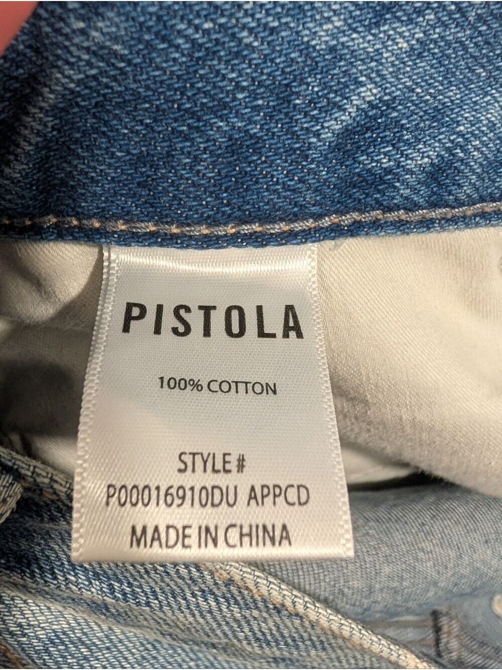 PISTOLA | Hendrix High Rise Baggy In Apprentice Distressed - Picture 13 of 14